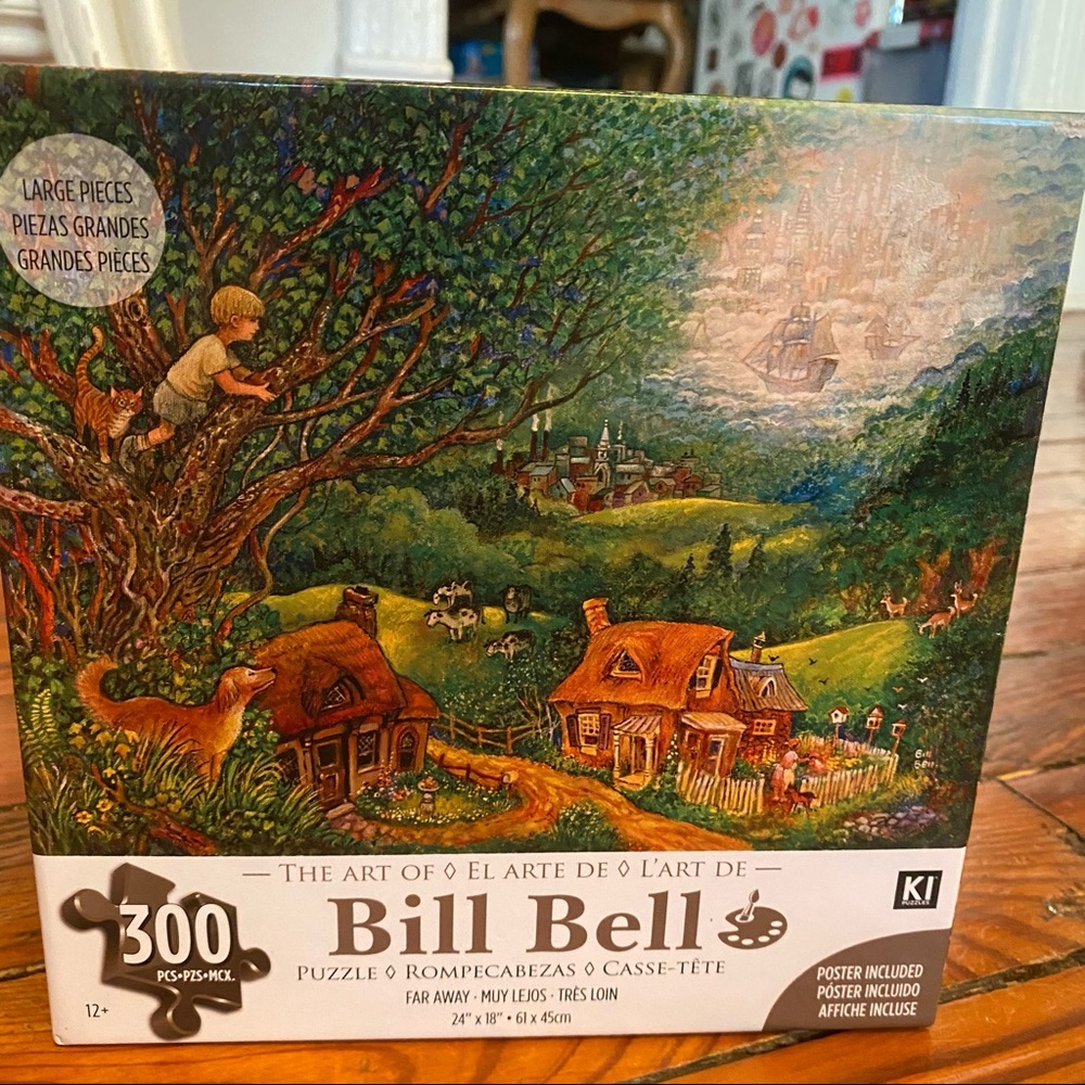 Bill Bell Far Away Jigsaw Puzzle 300 Piece Puzzle NIB - Picture 4 of 10